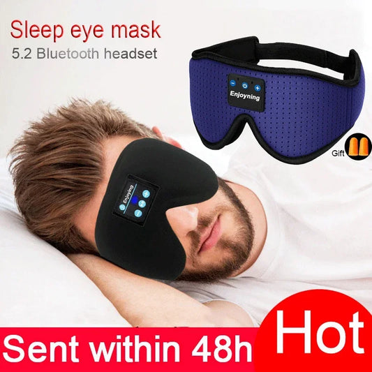 3D wireless sleep headphones w/ Bluetooth